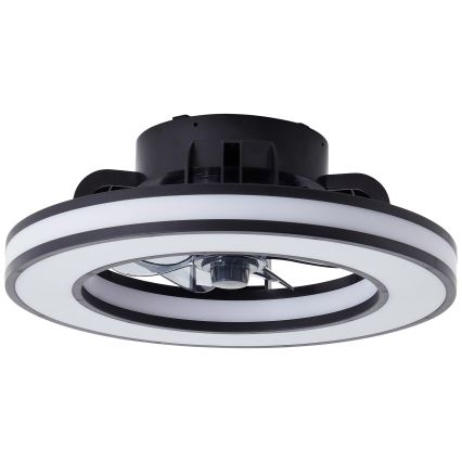 Brilliant - LED RGBW Dimbare plafondventilator MONDELLO LED/26W/230V 2700-6500K diameter 41 cm zwart + afstandsbediening