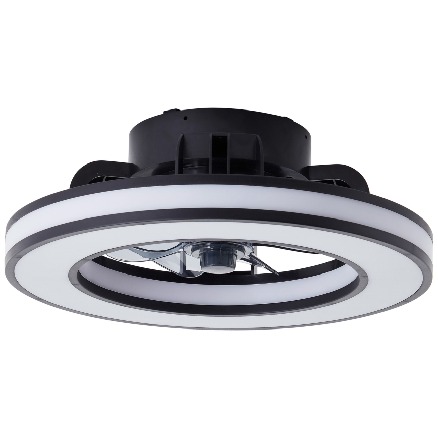 Brilliant - LED RGBW Dimbare plafondventilator MONDELLO LED/26W/230V 2700-6500K diameter 41 cm zwart + afstandsbediening