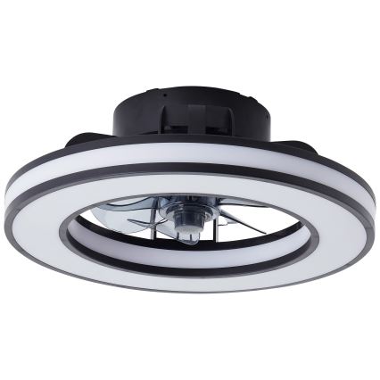 Brilliant - LED RGBW Dimbare plafondventilator MONDELLO LED/26W/230V 2700-6500K diameter 41 cm zwart + afstandsbediening