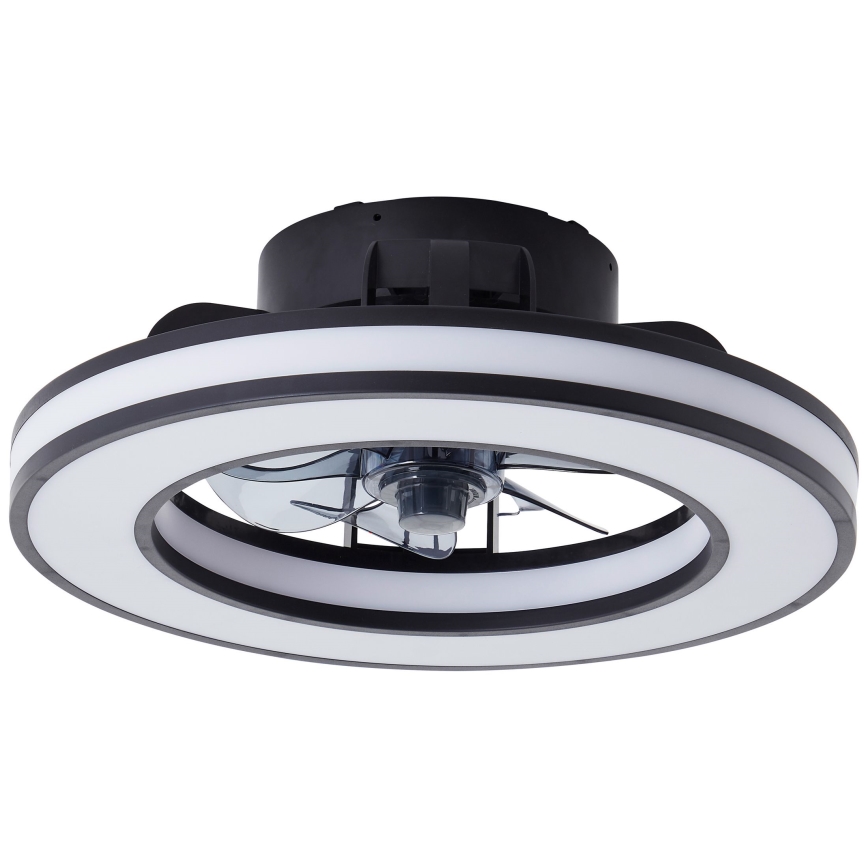 Brilliant - LED RGBW Dimbare plafondventilator MONDELLO LED/26W/230V 2700-6500K diameter 41 cm zwart + afstandsbediening