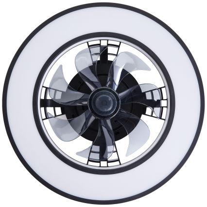 Brilliant - LED RGBW Dimbare plafondventilator MONDELLO LED/26W/230V 2700-6500K diameter 41 cm zwart + afstandsbediening