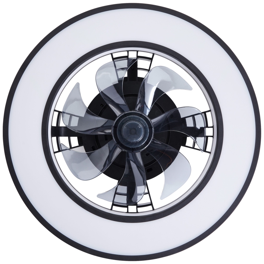 Brilliant - LED RGBW Dimbare plafondventilator MONDELLO LED/26W/230V 2700-6500K diameter 41 cm zwart + afstandsbediening