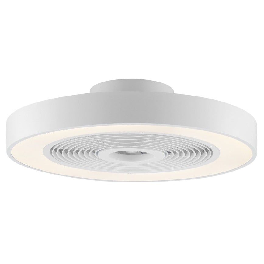 Brilliant - LED RGBW dimbare plafondlamp met ventilator CATANIA LED/37W/230V 2700-6500K Ø 48,6 cm wit + afstandsbediening