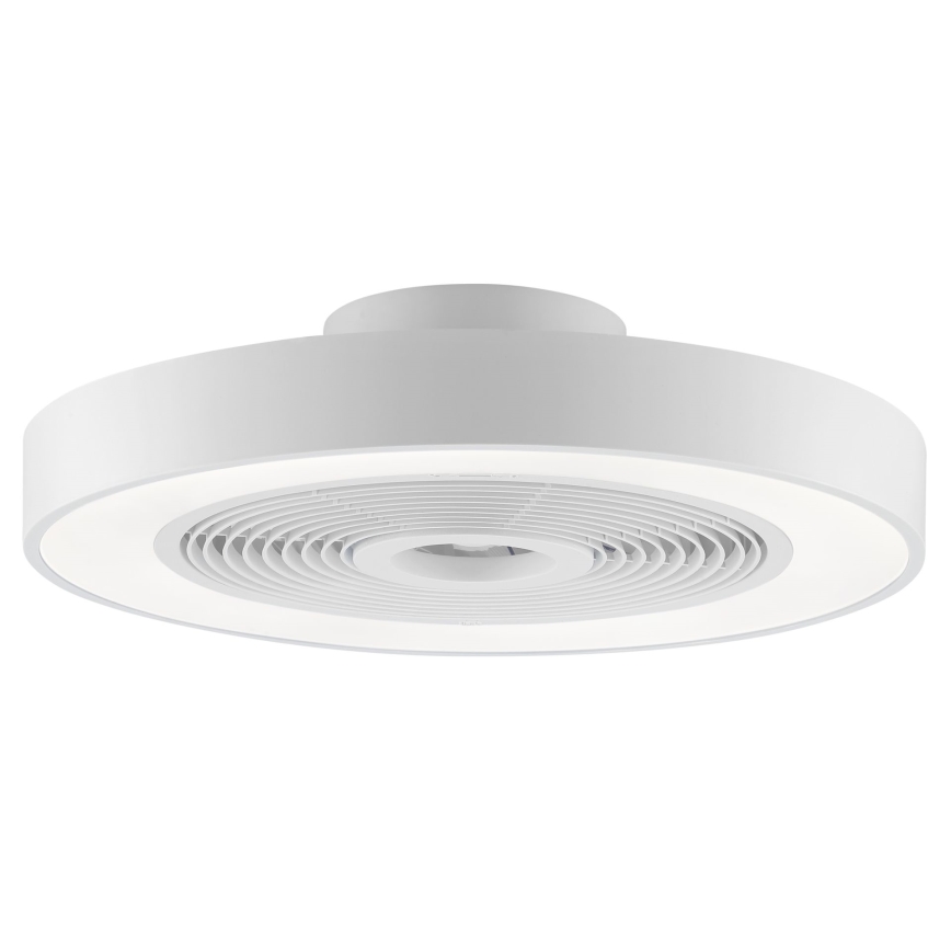 Brilliant - LED RGBW dimbare plafondlamp met ventilator CATANIA LED/37W/230V 2700-6500K Ø 48,6 cm wit + afstandsbediening