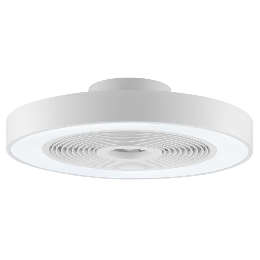 Brilliant - LED RGBW dimbare plafondlamp met ventilator CATANIA LED/37W/230V 2700-6500K Ø 48,6 cm wit + afstandsbediening