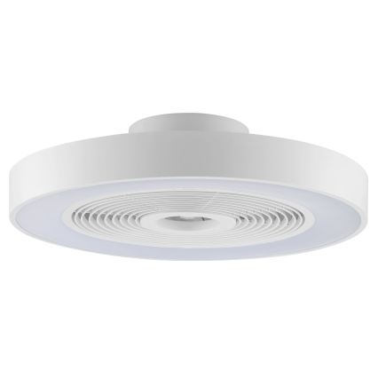 Brilliant - LED RGBW dimbare plafondlamp met ventilator CATANIA LED/37W/230V 2700-6500K Ø 48,6 cm wit + afstandsbediening