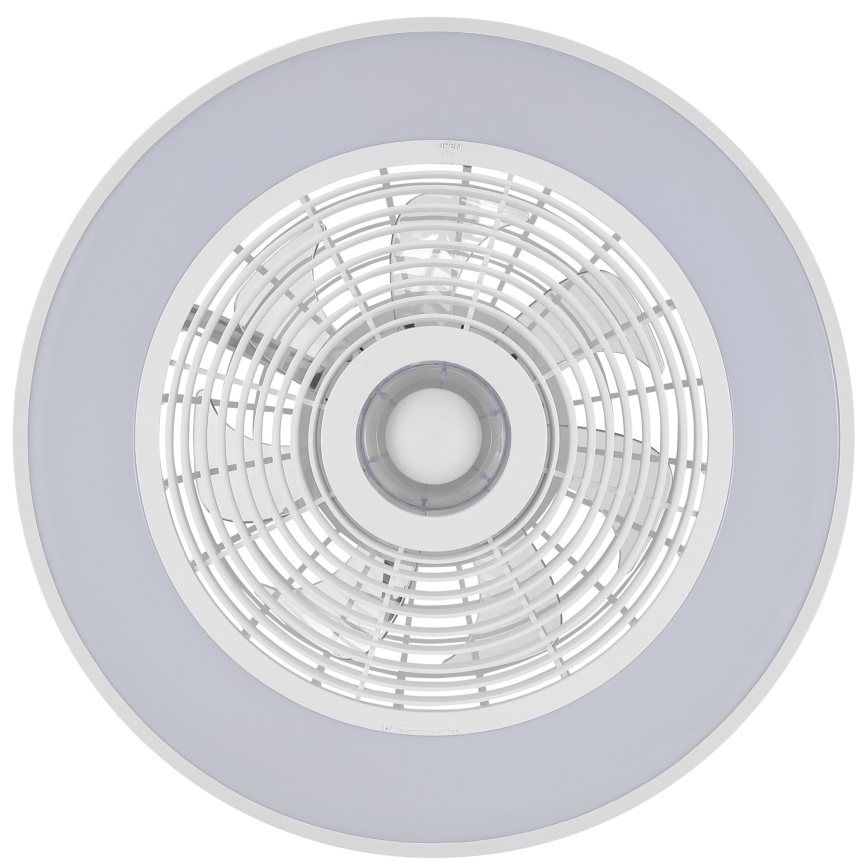 Brilliant - LED RGBW dimbare plafondlamp met ventilator CATANIA LED/37W/230V 2700-6500K Ø 48,6 cm wit + afstandsbediening