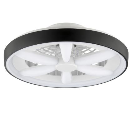 Brilliant - LED RGBW dimbare plafondventilator met licht GAIANO LED/48W/230V 2700-6500K zwart + afstandsbediening