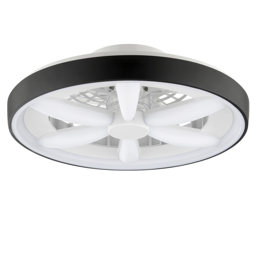 Brilliant - LED RGBW dimbare plafondventilator met licht GAIANO LED/48W/230V 2700-6500K zwart + afstandsbediening