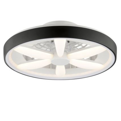 Brilliant - LED RGBW dimbare plafondventilator met licht GAIANO LED/48W/230V 2700-6500K zwart + afstandsbediening