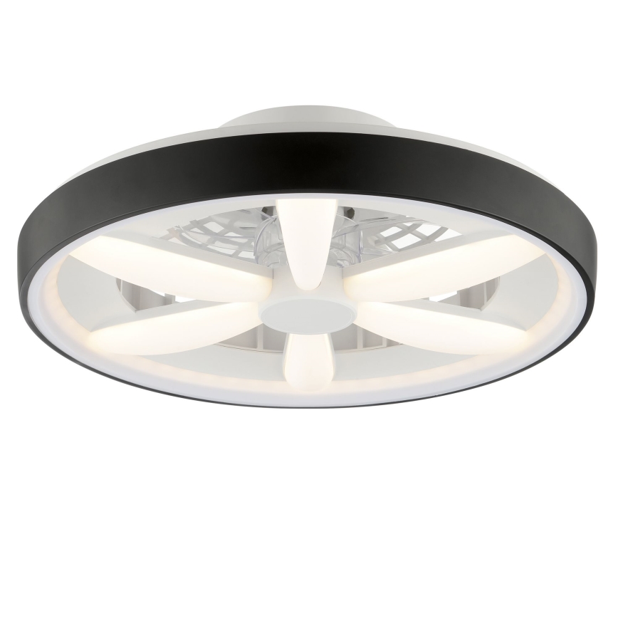 Brilliant - LED RGBW dimbare plafondventilator met licht GAIANO LED/48W/230V 2700-6500K zwart + afstandsbediening