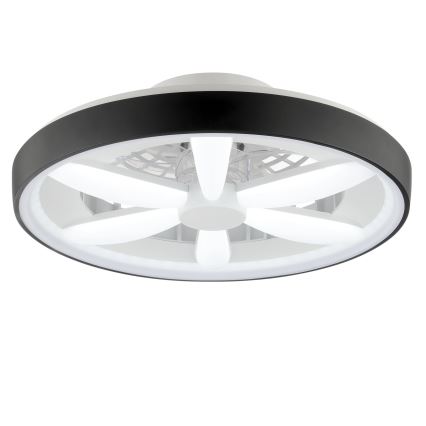 Brilliant - LED RGBW dimbare plafondventilator met licht GAIANO LED/48W/230V 2700-6500K zwart + afstandsbediening