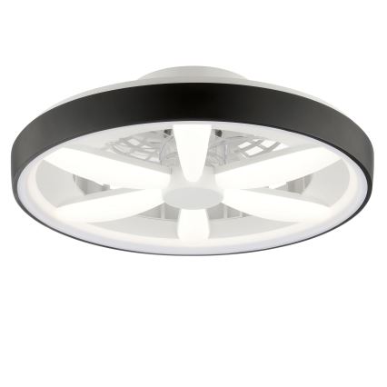 Brilliant - LED RGBW dimbare plafondventilator met licht GAIANO LED/48W/230V 2700-6500K zwart + afstandsbediening