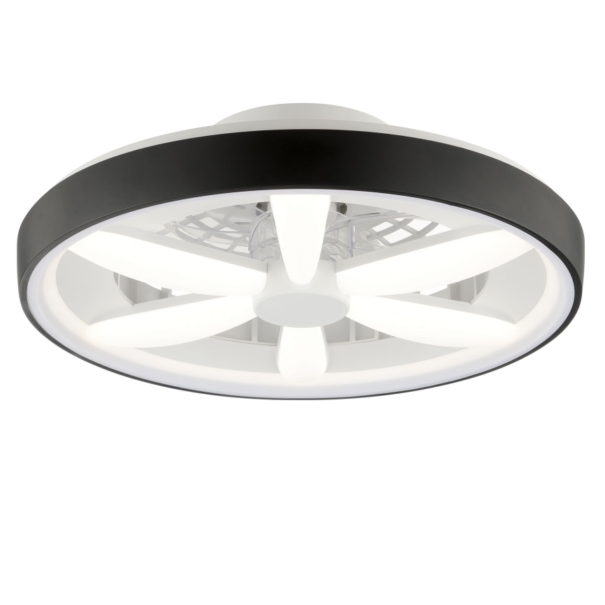 Brilliant - LED RGBW dimbare plafondventilator met licht GAIANO LED/48W/230V 2700-6500K zwart + afstandsbediening
