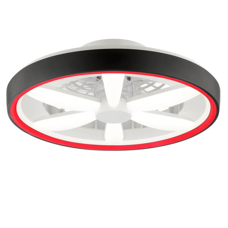 Brilliant - LED RGBW dimbare plafondventilator met licht GAIANO LED/48W/230V 2700-6500K zwart + afstandsbediening
