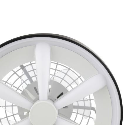 Brilliant - LED RGBW dimbare plafondventilator met licht GAIANO LED/48W/230V 2700-6500K zwart + afstandsbediening