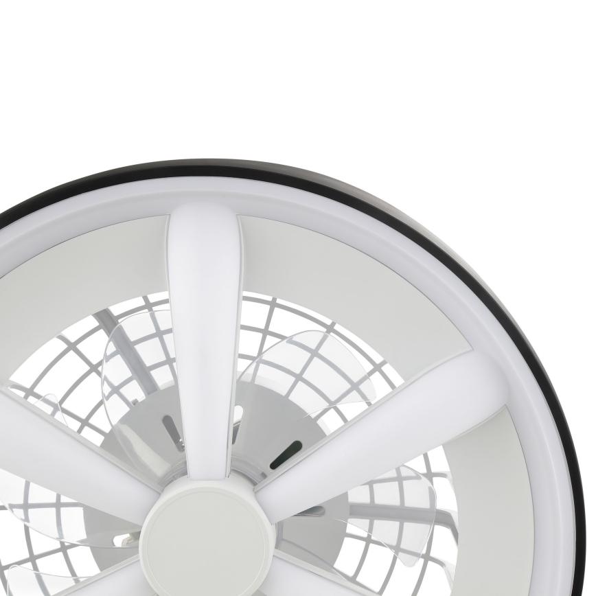 Brilliant - LED RGBW dimbare plafondventilator met licht GAIANO LED/48W/230V 2700-6500K zwart + afstandsbediening