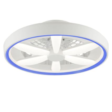 Brilliant - LED RGBW Dimbare plafondventilator met licht GAIANO LED/48W/230V 2700-6500K wit + afstandsbediening