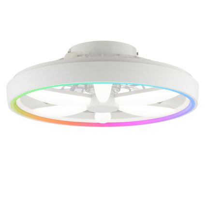 Brilliant - LED RGBW Dimbare plafondventilator met licht GAIANO LED/48W/230V 2700-6500K wit + afstandsbediening