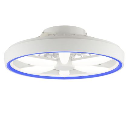 Brilliant - LED RGBW Dimbare plafondventilator met licht GAIANO LED/48W/230V 2700-6500K wit + afstandsbediening