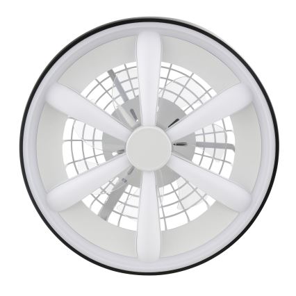 Brilliant - LED RGBW Dimbare plafondventilator met een licht GAIANO LED/48W/230V 2700-6500K zwart + afstandsbediening
