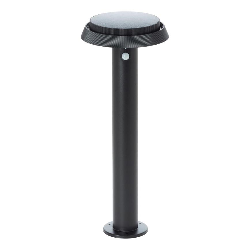 Brilliant - LED Solar lamp met sensor ALVERO LED/4W/3,7V 2000 mAh 50 cm IP44 zwart