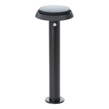 Brilliant - LED Solar lamp met sensor ALVERO LED/4W/3,7V 50 cm IP44 zwart