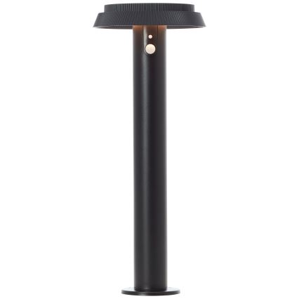 Brilliant - LED Solar lamp met sensor ALVERO LED/4W/3,7V 50 cm IP44 zwart