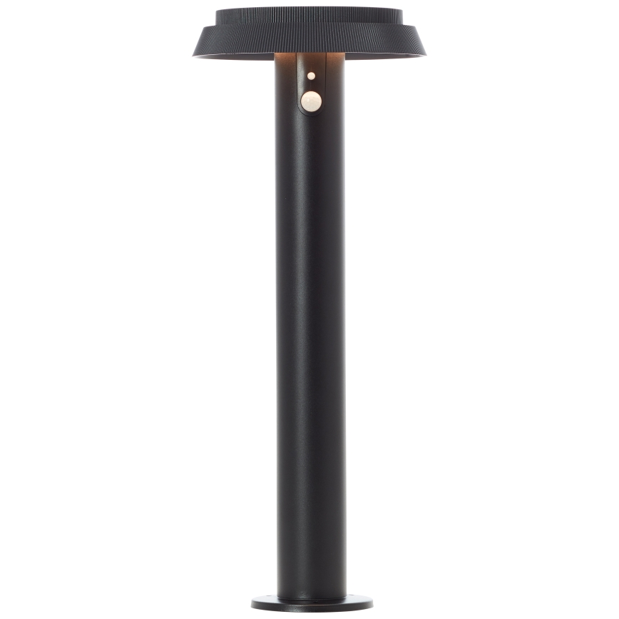 Brilliant - LED Solar lamp met sensor ALVERO LED/4W/3,7V 50 cm IP44 zwart