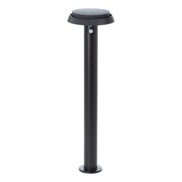 Brilliant - LED Solar lamp met sensor ALVERO LED/4W/3,7V 70 cm IP44 zwart