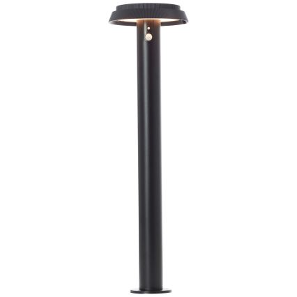 Brilliant - LED Solar lamp met sensor ALVERO LED/4W/3,7V 70 cm IP44 zwart