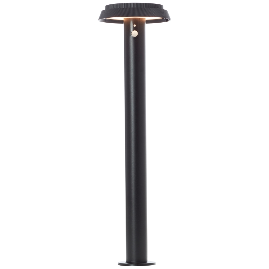 Brilliant - LED Solar lamp met sensor ALVERO LED/4W/3,7V 70 cm IP44 zwart