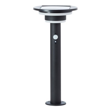 Brilliant - LED Solar lamp met sensor GARVINA LED/3W/3,7V 45 cm IP44 zwart