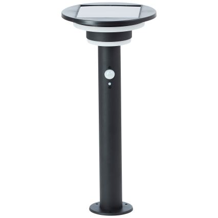 Brilliant - LED Solar lamp met sensor GARVINA LED/3W/3,7V 45 cm IP44 zwart