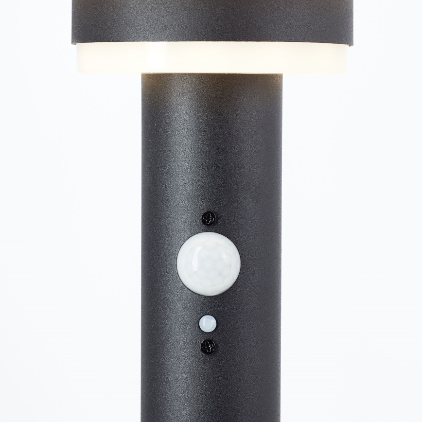 Brilliant - LED Solar lamp met sensor GARVINA LED/3W/3,7V 45 cm IP44 zwart