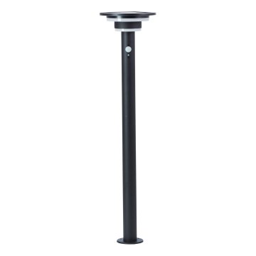 Brilliant - LED Solar lamp met sensor GARVINA LED/3W/3,7V 85 cm IP44 zwart