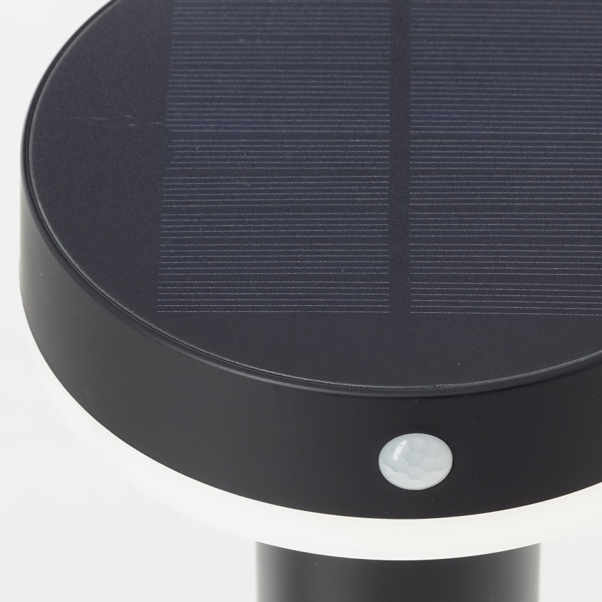 Brilliant - LED Solar lamp met sensor MAGUA LED/4W/3,7V 50,2 cm IP44 zwart