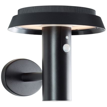 Brilliant - LED Solar wandlamp met sensor ALVERO LED/4W/3,7V IP44