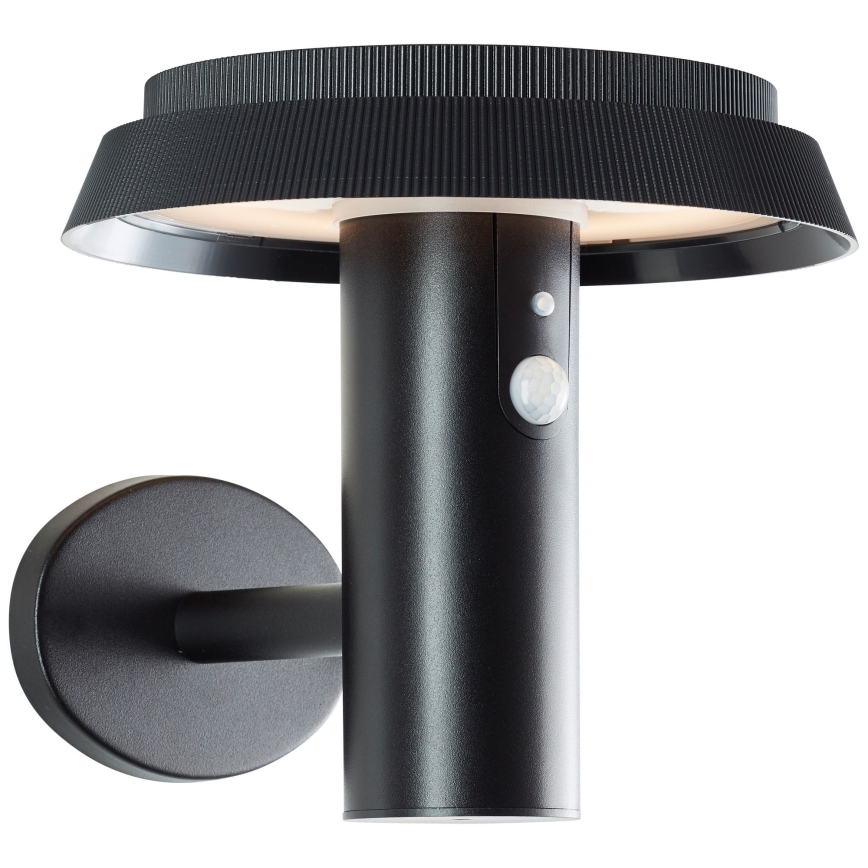 Brilliant - LED Solar wandlamp met sensor ALVERO LED/4W/3,7V IP44