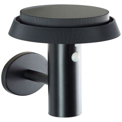 Brilliant - LED Solar wandlamp met sensor ALVERO LED/4W/3,7V IP44