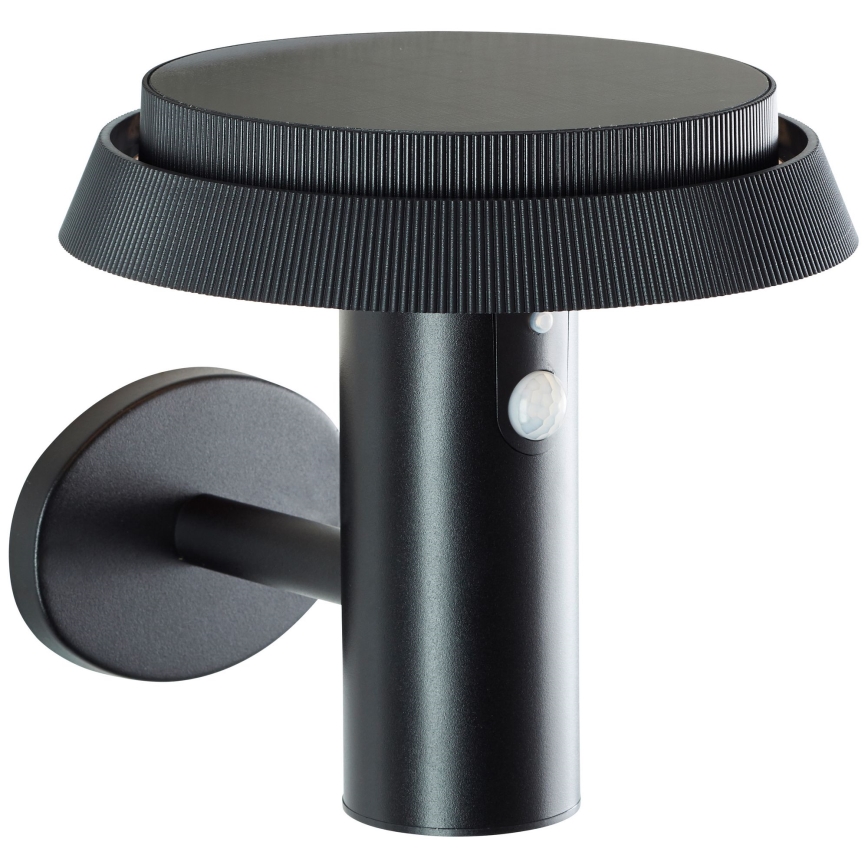 Brilliant - LED Solar wandlamp met sensor ALVERO LED/4W/3,7V IP44