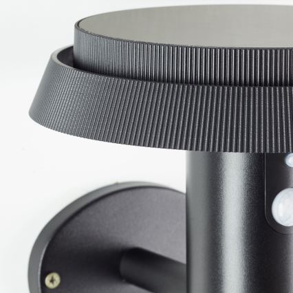 Brilliant - LED Solar wandlamp met sensor ALVERO LED/4W/3,7V IP44