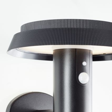 Brilliant - LED Solarlamp voor aan de muur met sensor ALVERO LED/4W/3,7V 2000 mAh IP44