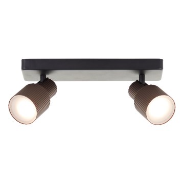 Brilliant - LED Spot CADIZ 2xGU10/5W/230V brons