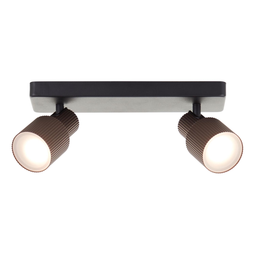 Brilliant - LED Spot CADIZ 2xGU10/5W/230V brons