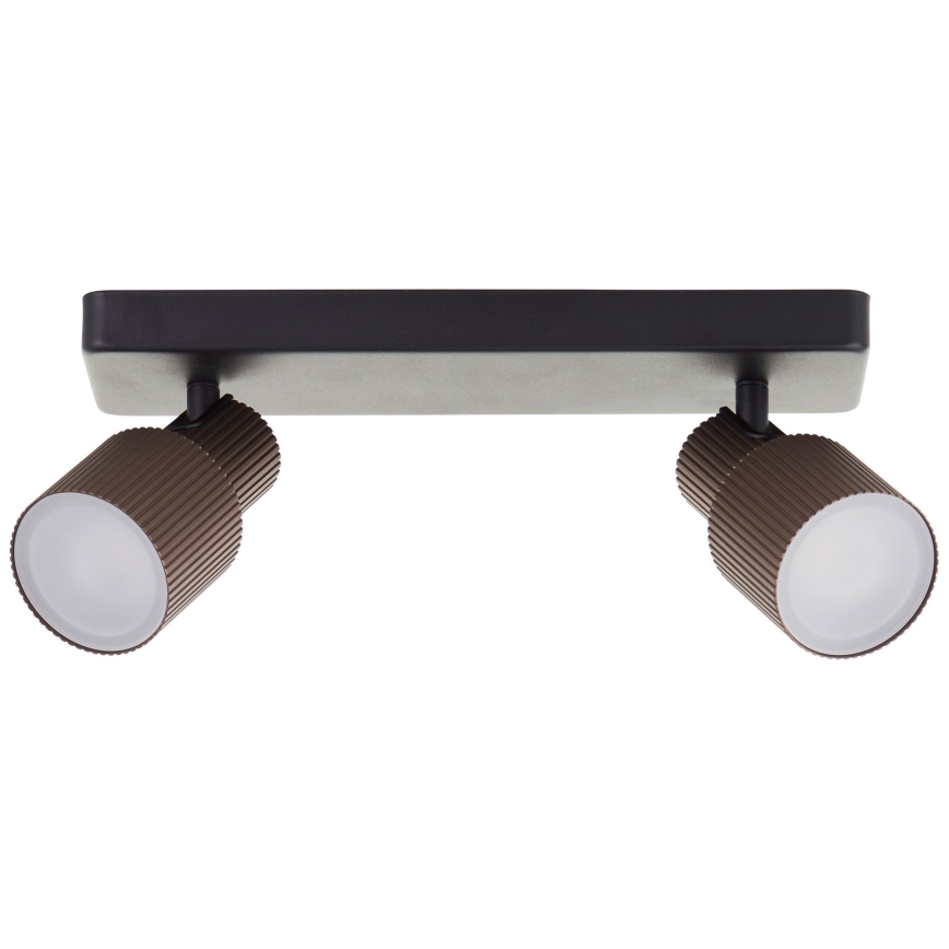 Brilliant - LED Spot CADIZ 2xGU10/5W/230V brons
