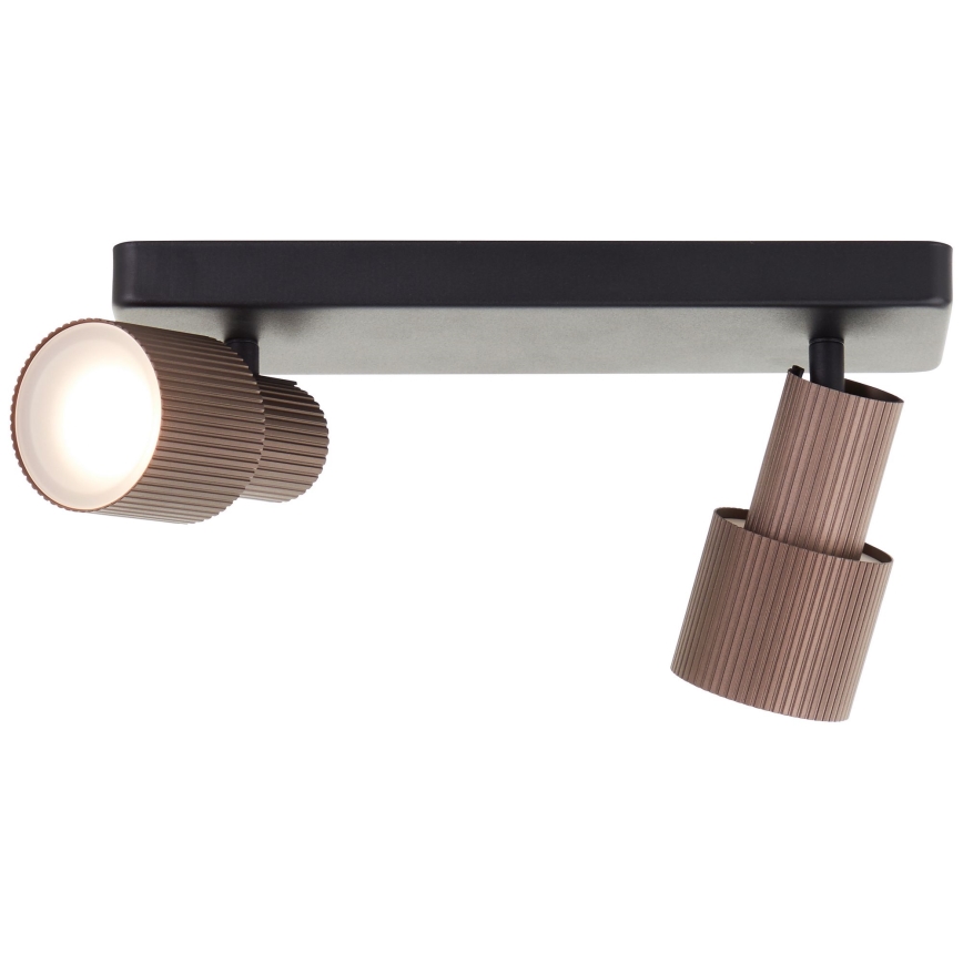 Brilliant - LED Spot CADIZ 2xGU10/5W/230V brons