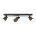 Brilliant - LED Spot CADIZ 3xGU10/5W/230V brons