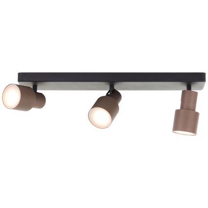 Brilliant - LED Spot CADIZ 3xGU10/5W/230V brons