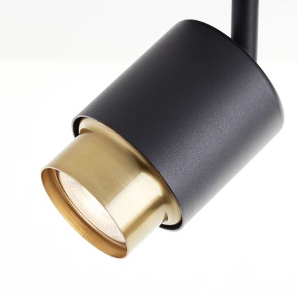 Brilliant - LED-spot COVELO 3xGU10/5W/230V zwart/goud